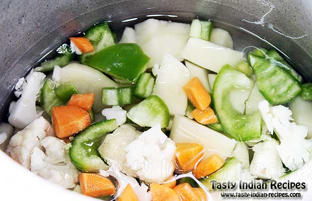 Boiled Vegetables Boiled Vegetables