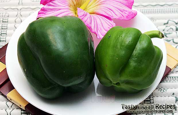 Capsicum (Green Bell Pepper) Capsicum (Green Bell Pepper)