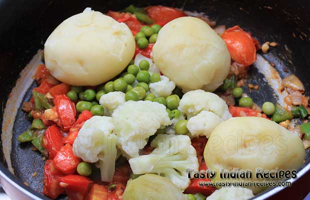 Add Boiled Vegetables Add Boiled Vegetables