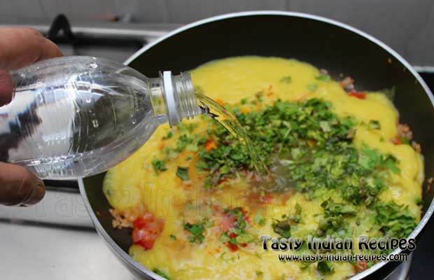 Add some water to get a desired consistency of dal and mix well. Garnish with fresh coriander leaves. Add some water to get a desired consistency of dal and mix well. Garnish with fresh coriander leaves.