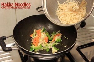 Hakka Noodles Recipe Step 8