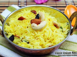 Kesar-Pulao-(Saffron-Rice)