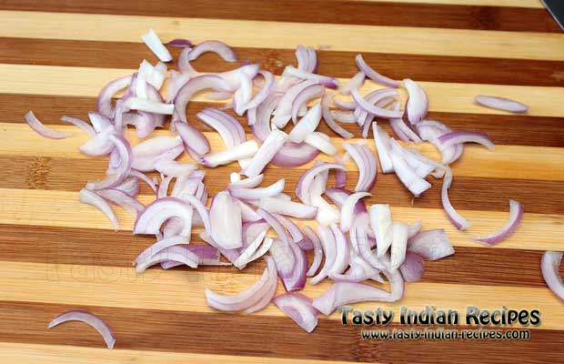 Cut Onion into Fine Slices Cut Onion into Fine Slices