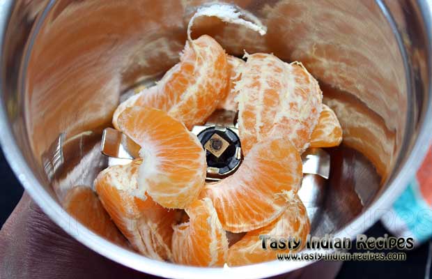 Orange Slices In Blending Jar Orange Slices In Blending Jar