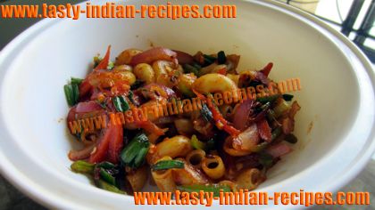spicy and tangy macaroni