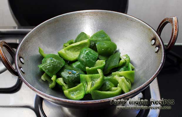 Stir Frying Capsicum Stir Frying Capsicum