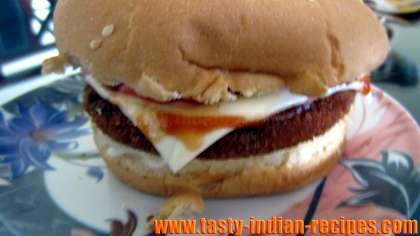 Vegetable and Cheese Burger Recipe Vegetable and Cheese Burger Recipe